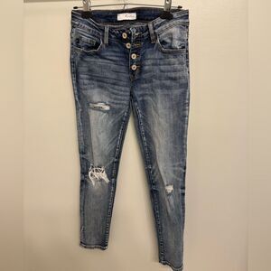 Women’s Kancan Button Fly Jeans - 3/25